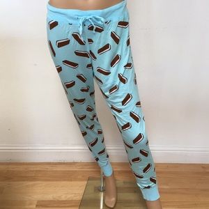Ice Cream Sandwich Leggings Jogging Pants M